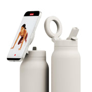 Ringo ivory front view showing full bottle and sleek profile benefit convenience