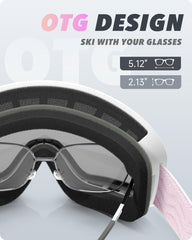 RIOROO over-the-glasses fit demonstrating comfort with prescription eyewear