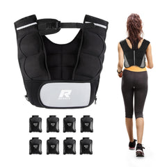RitFit front view showing vest fit and secure closure for balanced resistance
