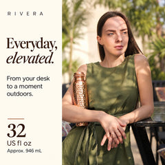 Rivera cap and extra seal detail ensuring leakproof protection