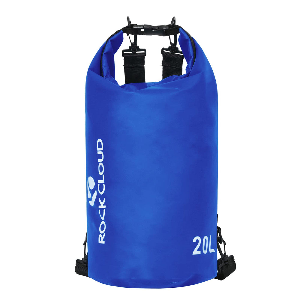 ROCK CLOUD front view of 20L dry bag showing size and shape for reliable protection
