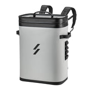 ROCKBROS front view showing cooler bag and durable exterior benefit