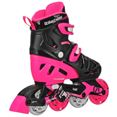 Roller Derby Tracer side profile highlighting reinforced frame and right brake