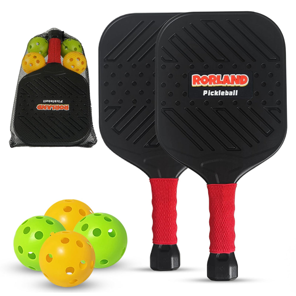RORLAND front view of two paddles showing balanced lightweight design and easy control