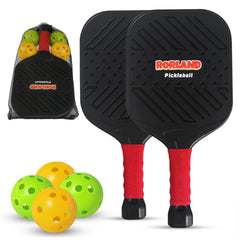 RORLAND front view of two paddles showing balanced lightweight design and easy control