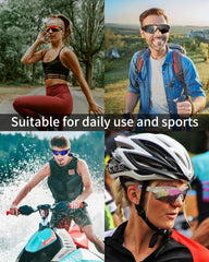 Rosemal sunglasses on cyclist demonstrating fit and improved road visibility