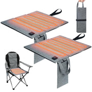 Rossesay front view of folded cushions showing portability and compactness