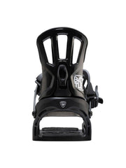 Rossignol close-up of MainFrame highback highlighting rigid spine and controlled heel response