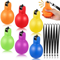 Rotatingpals front view multicolor pack showing six whistles for quick role assignment