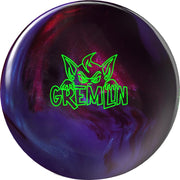 Roto Grip Gremlin front view showing pearl finish and logo, highlights lane length