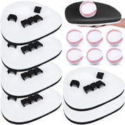 RoundFunny front view of 12-pack gloves and foam balls showing complete training set benefit