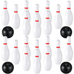 RoundFunny front packaging showing two complete bowling sets and included accessories