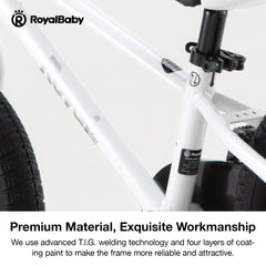 RoyalBaby adjustable seat and stem showing quick height changes as child grows