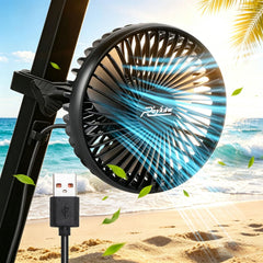 Roykaw front view mounted on cart showing compact cooling and quick comfort
