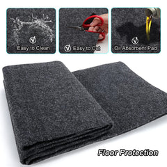 Roykaw close-up of felt texture demonstrating tear resistance and durability
