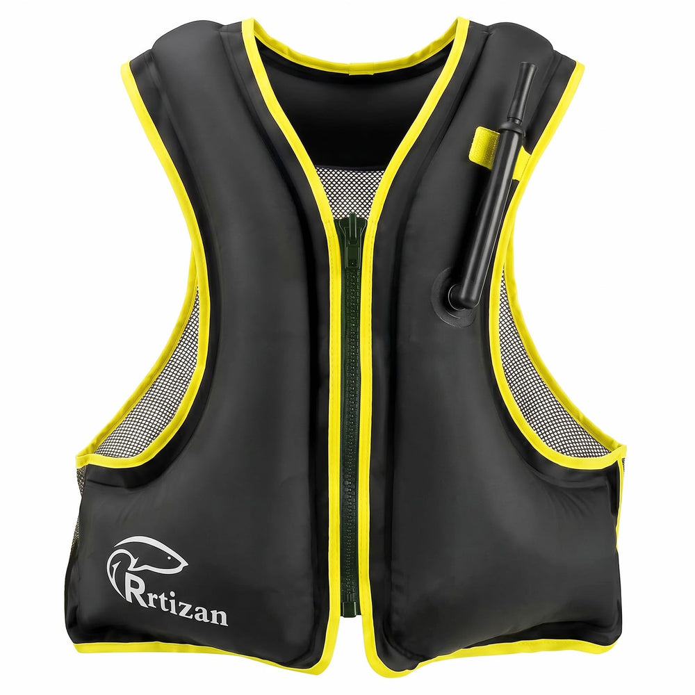 Rrtizan front-zip vest showing secure closure and quick on-off benefit