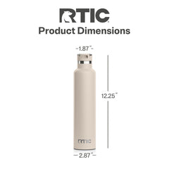 RTIC Journey recessed handle with carabiner for hands-free carry