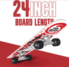 Child riding Rude Boyz mini cruiser demonstrating balance and confidence boost