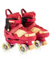 RunRRIn front view adjustable roller skates showing fit and stability benefit