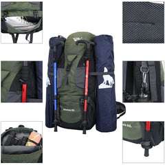 RuRu monkey hip belt detail providing load transfer and reduced shoulder strain