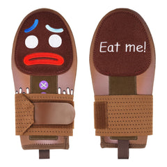 RVRAYS front view mitt showing playful gingerbread design and protection