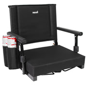 RWUSX front view of seat open showing padding and back support for better comfort