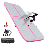 Safly Fun front view of inflated mat showing full width and cushioning benefit