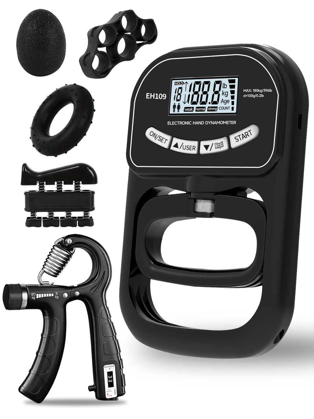 Saicefe front view of dynamometer and trainer showing full set and portability benefit