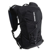Salomon AGILE 12 front view showing compact storage and quick access benefits