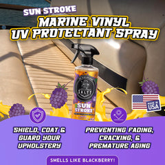 Salty Captain magic sponges close-up removing stubborn vinyl stains