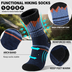 Sandsuced socks inside hiking boot demonstrating cushioned sole and fit support