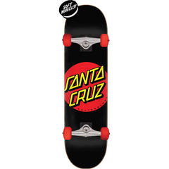 Santa Cruz front deck showing classic dot graphic and compact size for easy carrying
