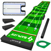 SAPLIZE front view showing mat layout and target for focused practice