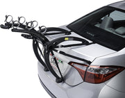 Saris Bones front profile showing arc design and secure bike spacing