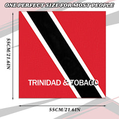 SATINIOR folded stack of twelve flag bandanas, organized and ready to share