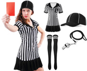 SATINIOR referee set front view showing full outfit and coordination