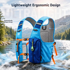 SAVIOR COOL side profile worn demonstrating secure, bounce-free fit
