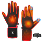 SAVIOR HEAT front packaging showing heated glove liners and accessories, clear product contents
