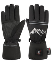 SAVIOR HEAT front view of gloves showing overall fit and cuff warmth benefit
