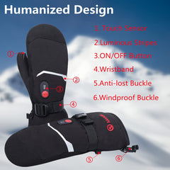 SAVIOR HEAT gloves worn during outdoor activity providing reliable warmth and touchscreen use