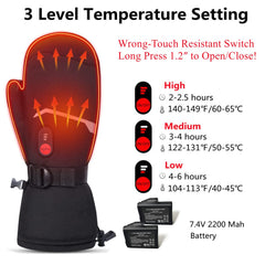 SAVIOR HEAT palm and grip detail with non-slip microfiber improving hold and durability