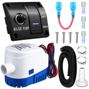 Saysurey pump and 3-way panel showing complete kit and quick installation benefit