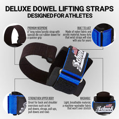 Schiek close-up of dowel texture enhancing friction and grip durability