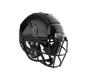 Schutt front view of F7 LX1 helmet showing sleek shell and secure fit benefit