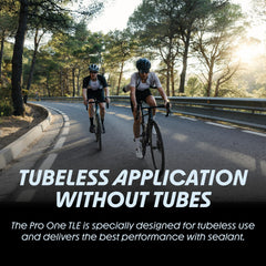 SCHWALBE Pro One sidewall detail highlighting three-layer construction and durability