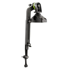 Scotty front view of transducer arm showing compact storage benefit