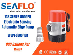 SEAFLO cartridge motor detail for easy removal and quick maintenance