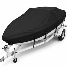 Seamander front view of full boat cover showing secure fit and protection