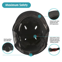 Seed Alarm helmet worn by skater demonstrating fit and stability
