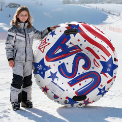SEETOHOME front view of 47-inch tube showing roomy seat and stability benefit